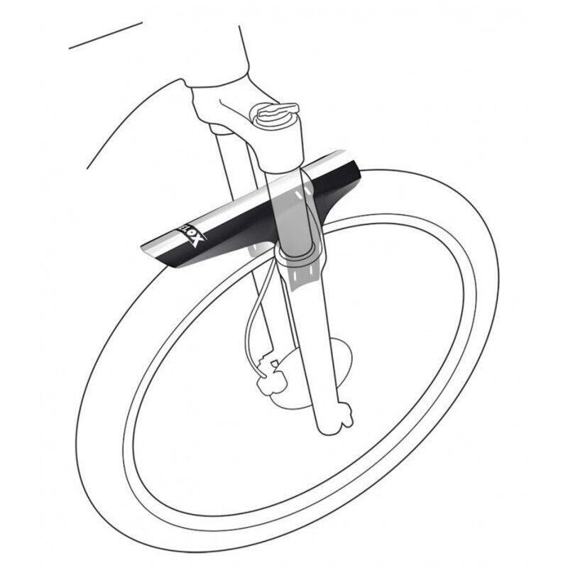 Garde-boue VTT avant fixation fourche rilsan Velox 4/4