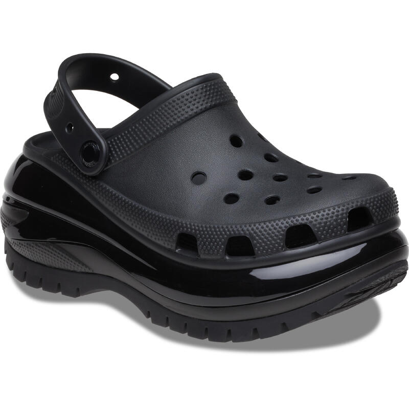 Sandale Crocs Classic Mega Crush negre pentru femei