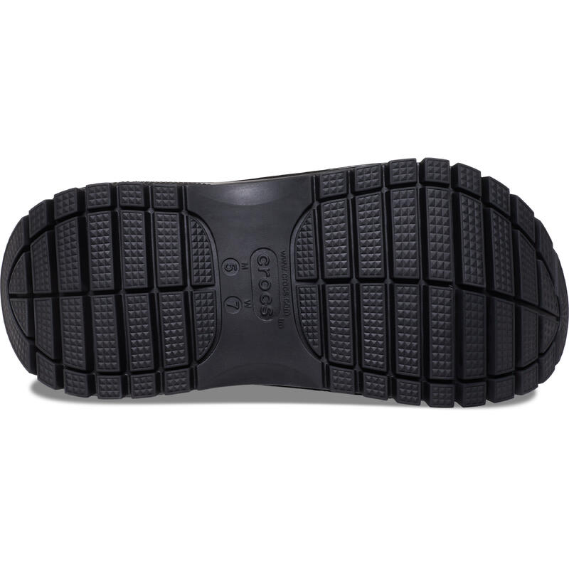 Sandale Crocs Classic Mega Crush negre pentru femei