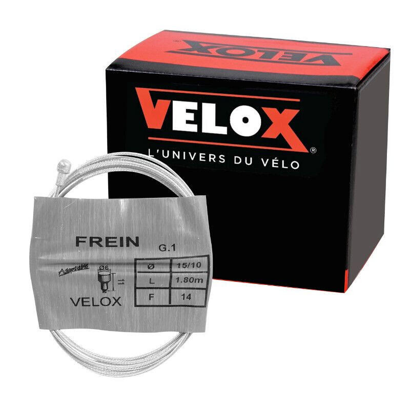 Velox - Boîte De 25 Câbles De Frein Vélo Route-city Galva Velox 1.8 M - Cable Frein - Taille Unique - Decathlon