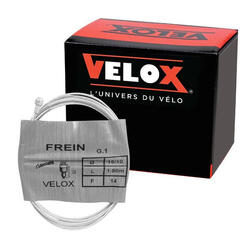 Boîte de 25 câbles de frein vélo route-City galva Velox 1.8 m