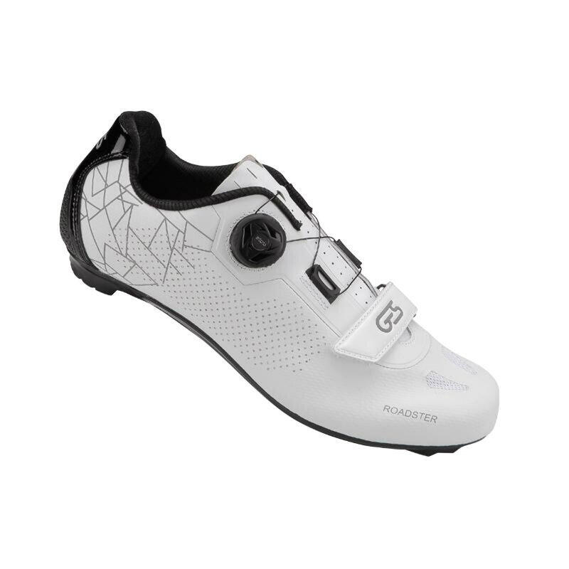 Ein Paar Schuhe mit Boa-Klettverschluss, kompatibel mit Look-Shimano Ges Roadste