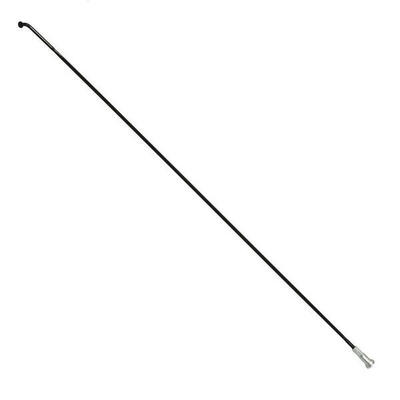 Platte roestvrijstalen spaak met schuine kop en nippels p2r sapim 268 mm