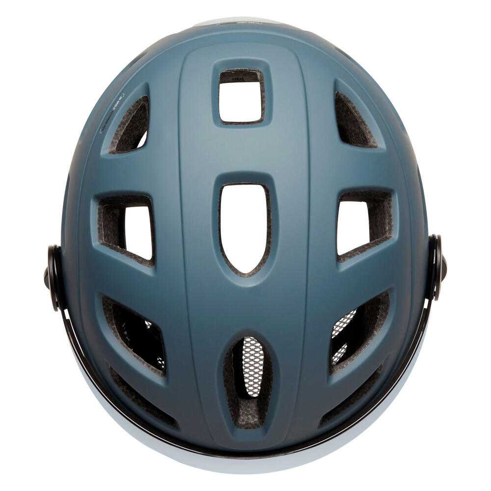 Casco da bici + mirino a led + usb Cairn Quartz 3/5