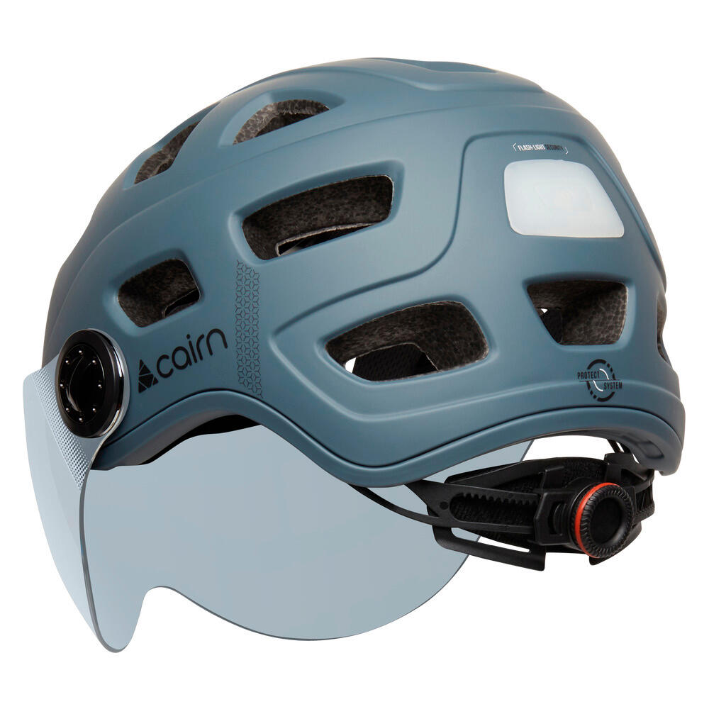 Casco da bici + mirino a led + usb Cairn Quartz 2/5