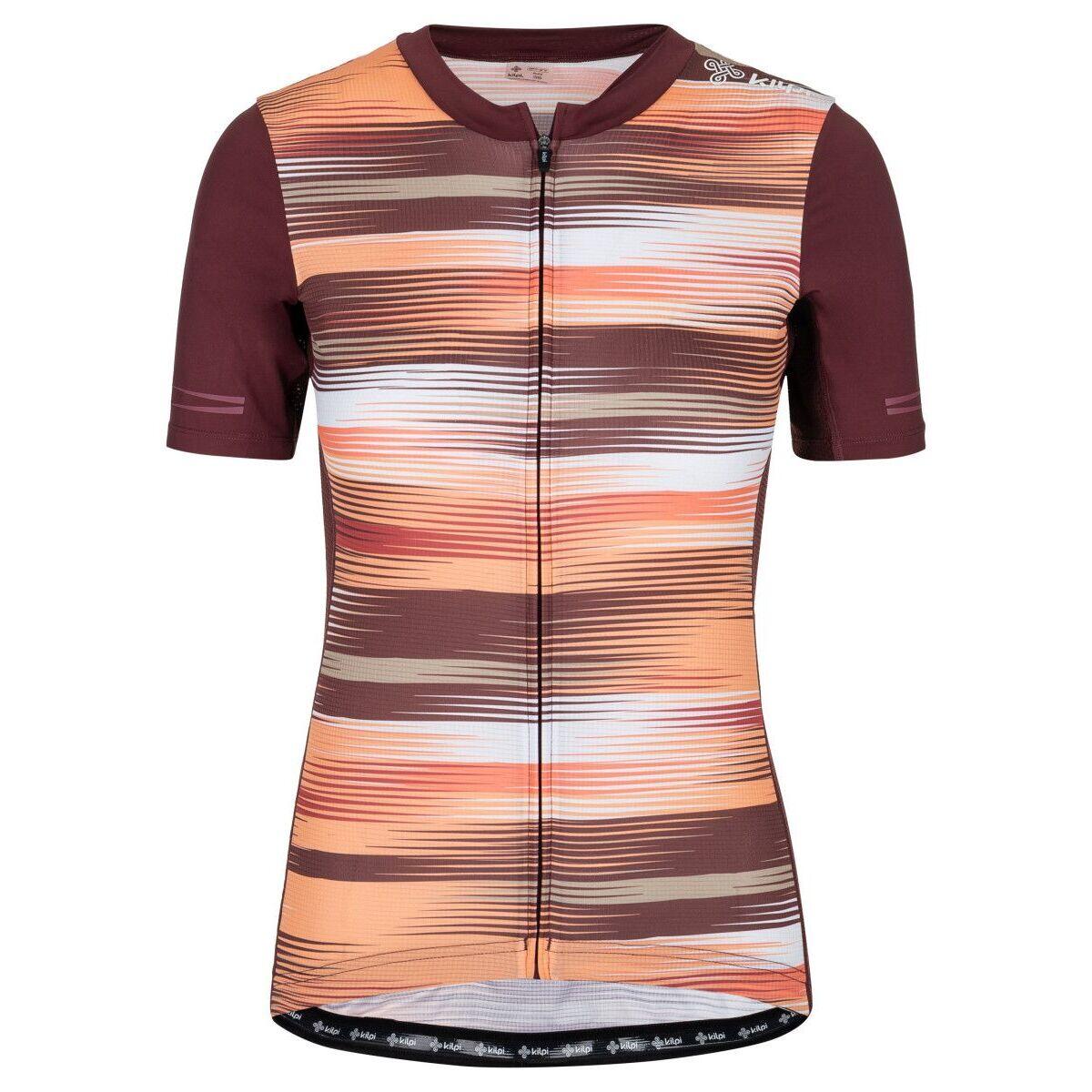 Kilpi - Maillot De Vélo Femme Kilpi Moate - Maillot Manches Courtes - Bordeaux|rouge - 40 M - Decathlon
