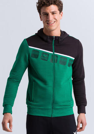 Trainingsjacke mit kapuze 5-C