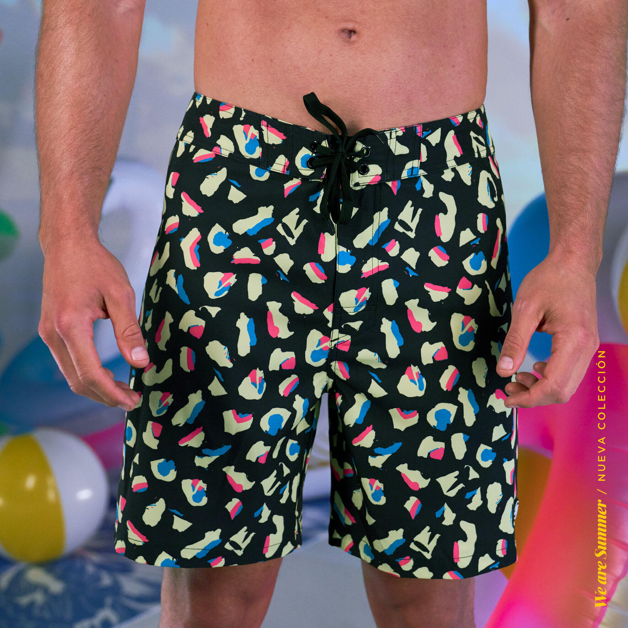 Maillot Bermuda Natation Homme Joma Party Noir 5/7