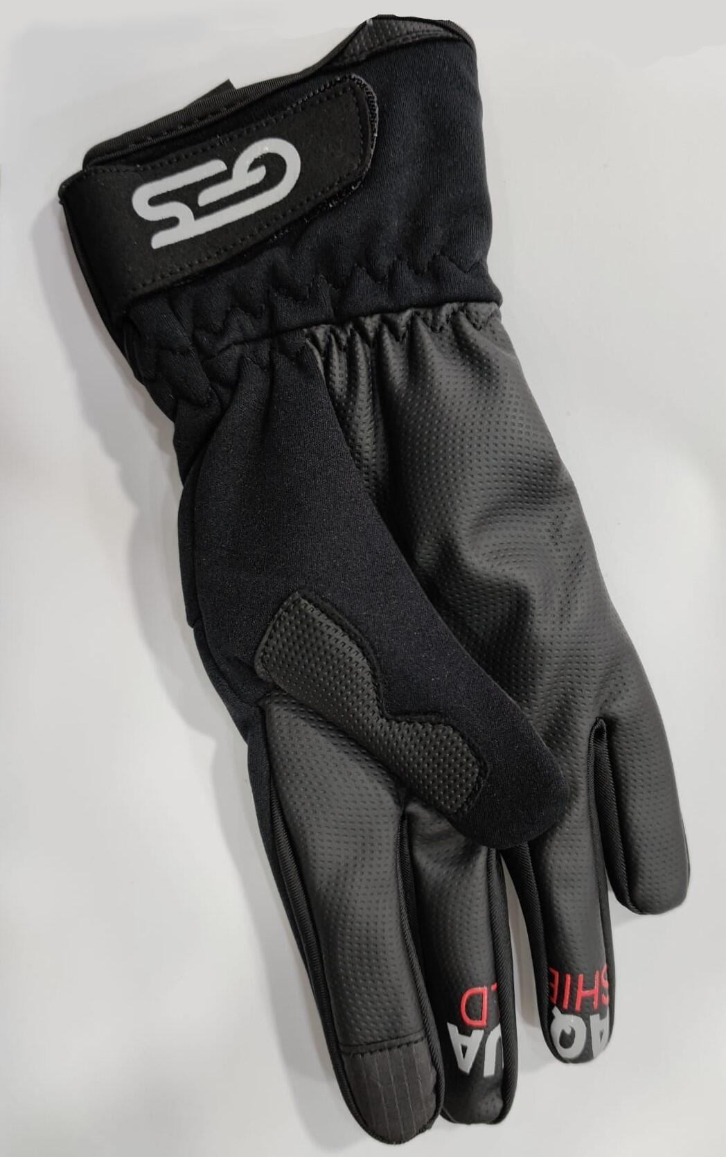 Ges de cyclisme d'hiver imperméable "Aquashifield" noir 3/3