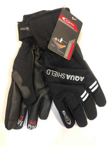 Ges de cyclisme d'hiver imperméable "Aquashifield" noir 2/3