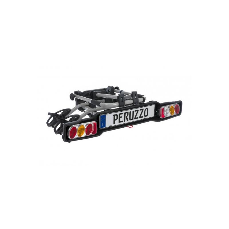 Porte-vélos à la boule acier pour 3 vélos abattant Peruzzo parma 4/7