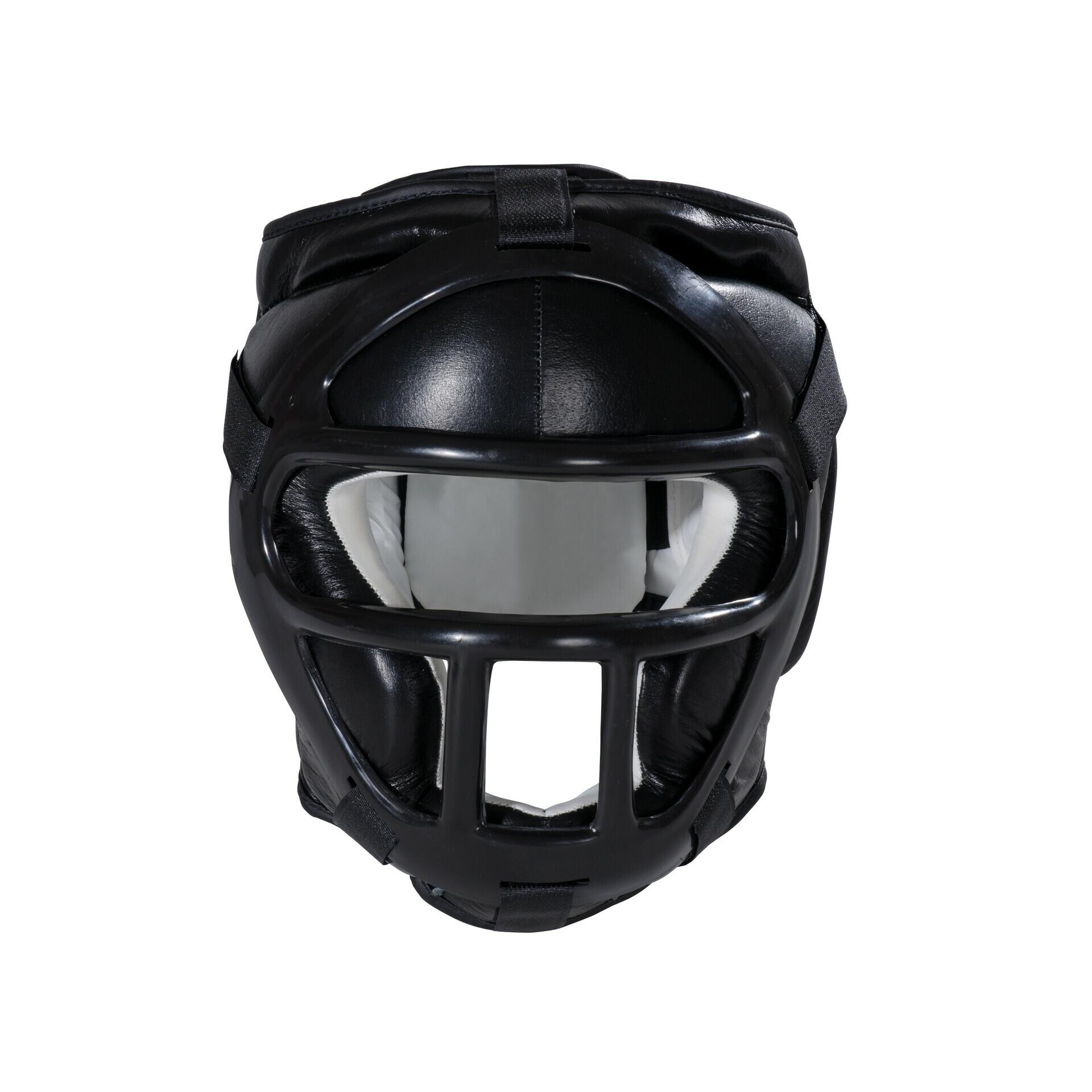 Kwon - Casque De Boxe Avec Masque Kwon Clubline - Casque De Boxe - Noir - 48 Xl - Decathlon