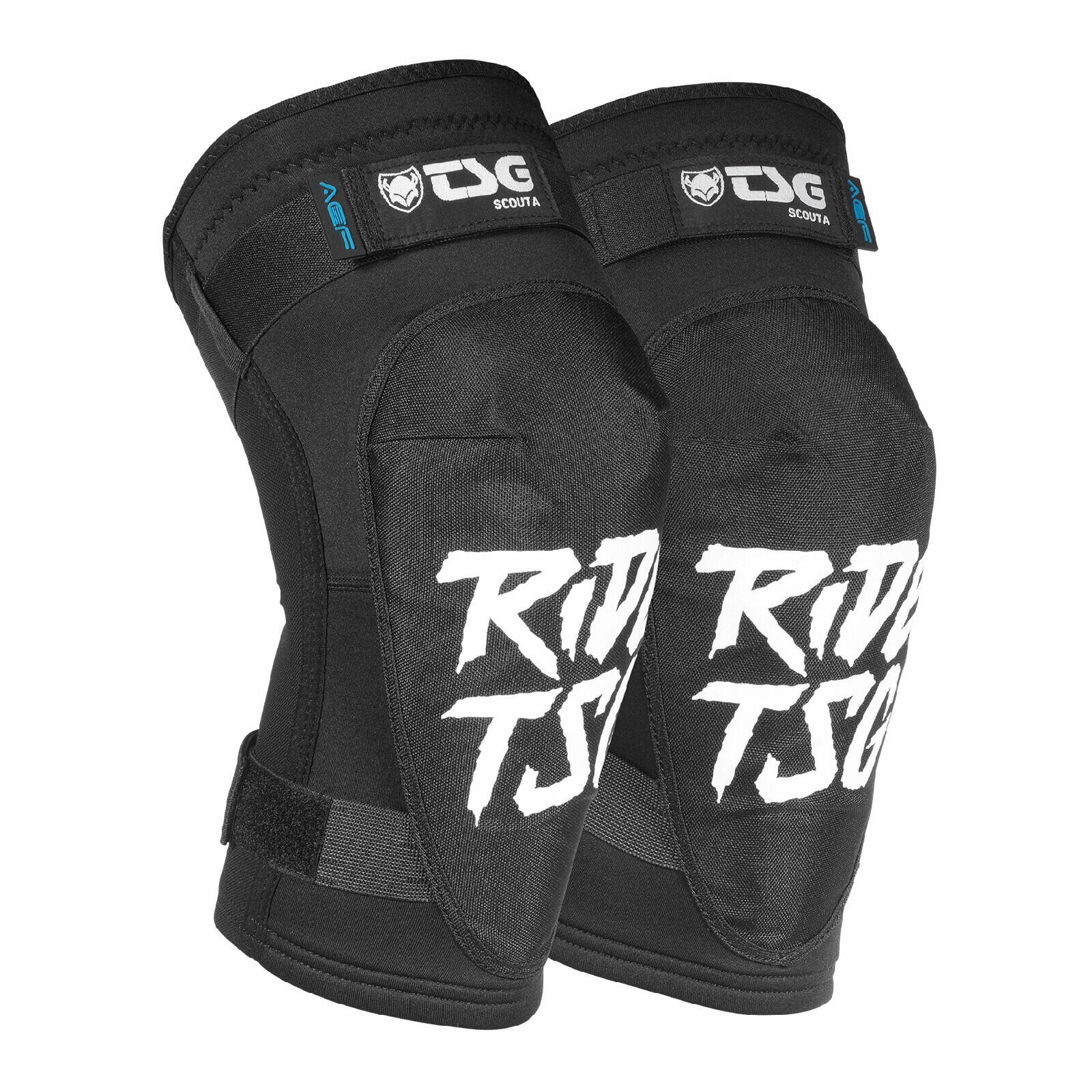 TSG Protections Kneeguard Scout A Ripped Black TSG