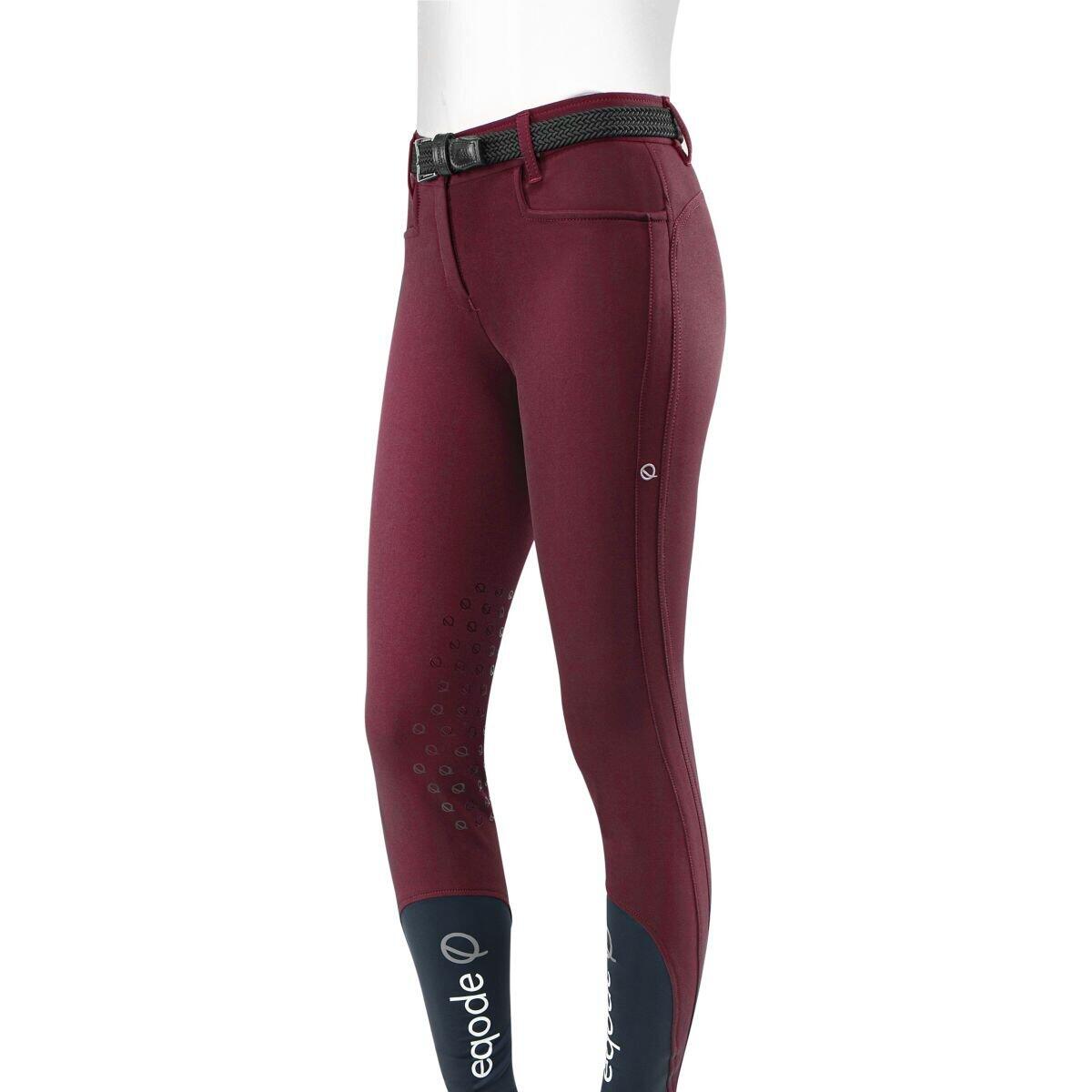 EQODE BY EQUILINE Dames rijbroek met middengrip Eqode Delma