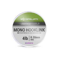 Maillon Korum smokeshield mono hooklink 0,28mm