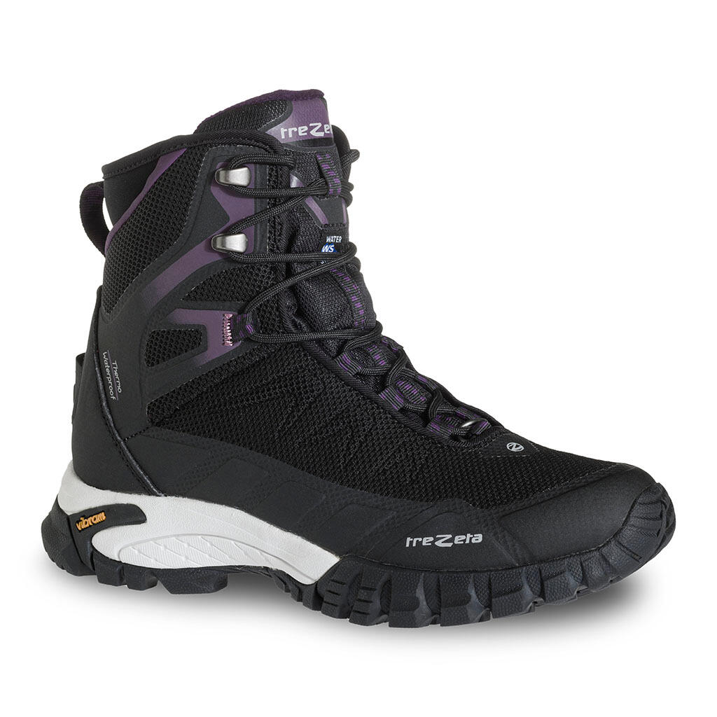 Trezeta - Chaussures De Randonnée Femme Trezeta Shan Wp - Chaussures De Sport - Noir|violet - 42,5 - Decathlon