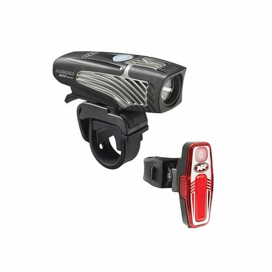 Pacchetto luci anteriore/posteriore usb lumina oled nite rider boost &amp; sabre