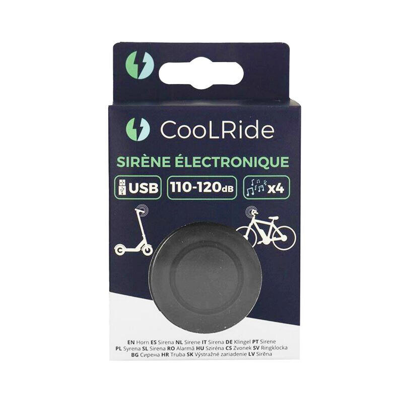 Bel - fietstoeter - usb oplaadbare elektronische scooter - 4 geluiden 110-120 de 5/5