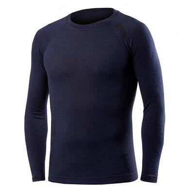 Merino trui met lange mouwen biotex