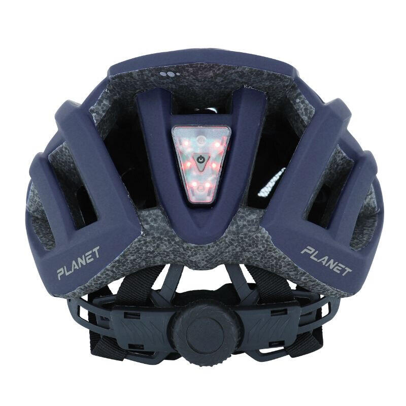 Gist Casco da bicicletta regolabile sulla ruota - illuminazione integrata E-Bike Planet Urban In-Mold