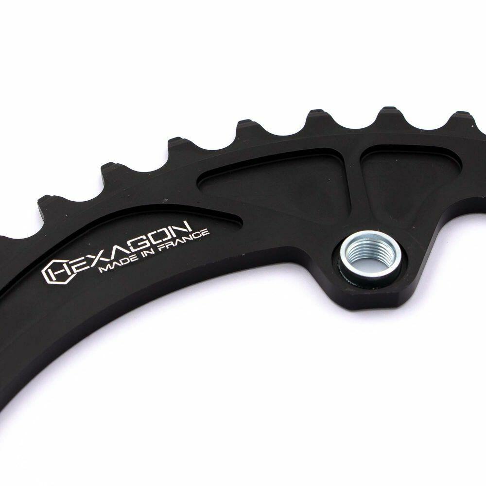 Pignone 4 vite filettata Pride Racing Hexagon 47T 2/3
