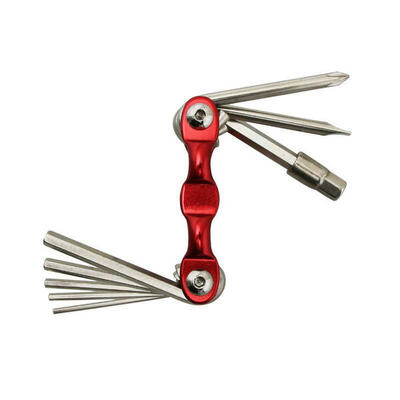 9-functie multi-tool met inbussleutels + schroevendraaier p2r