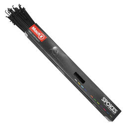 Boîte de 100 rayons inox tête coudée avec écrou P2R 254 mm