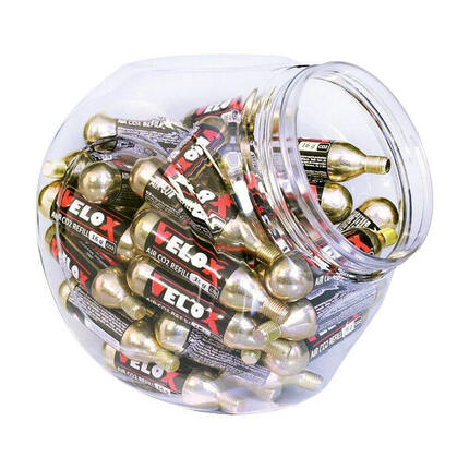 Jarre de 40 cartouches CO2 filetée Velox