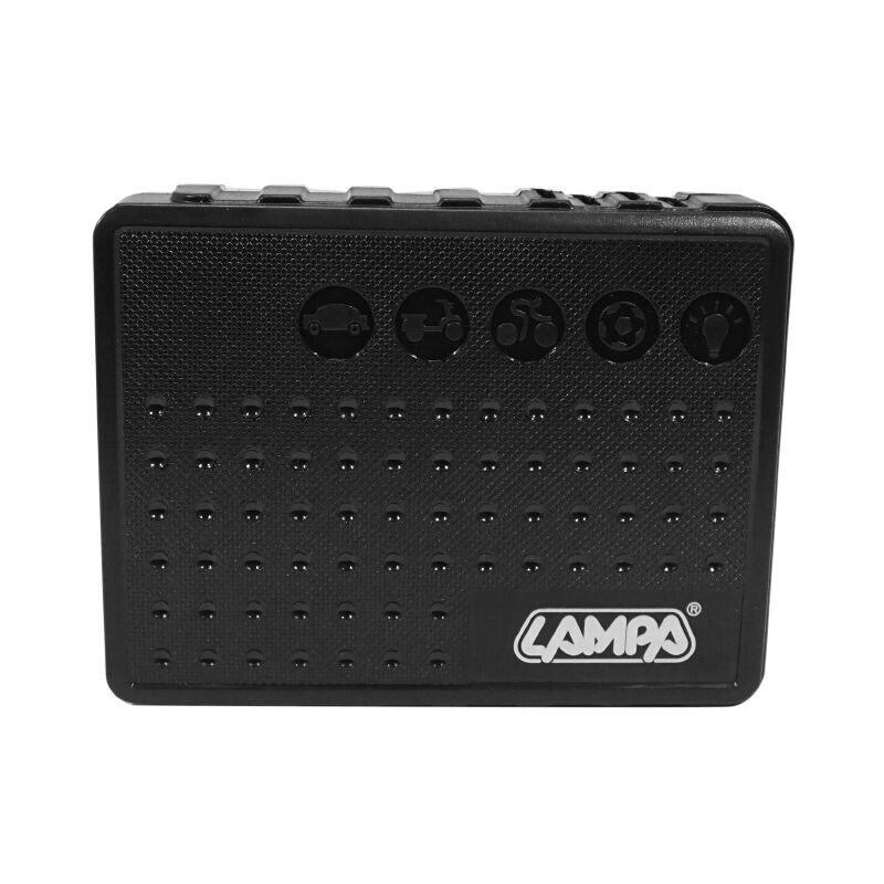 Selection P2r - Compresseur De Poche Universel Avec Torche Led 8 Bar (8 Piles Aa) P2r - Gonfleur Co2 - Noir - Taille Unique - Decathlon