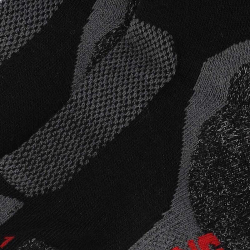Calcetines de senderismo negros 2-pack de lana merino