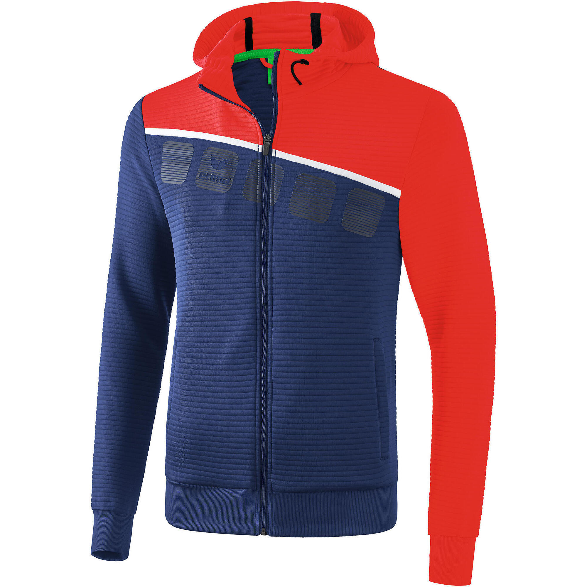 Trainingsjacke mit kapuze 5-C 5/6