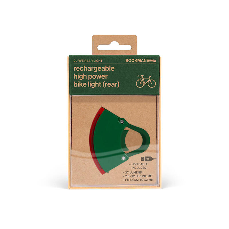 Fanalino posteriore usb bici Bookman Curve 3/4