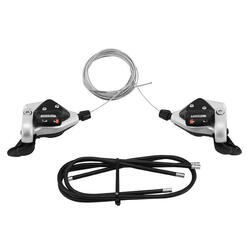 Paire de manettes vélo VTT P2R Indexe Rapid Push-pull 7 V