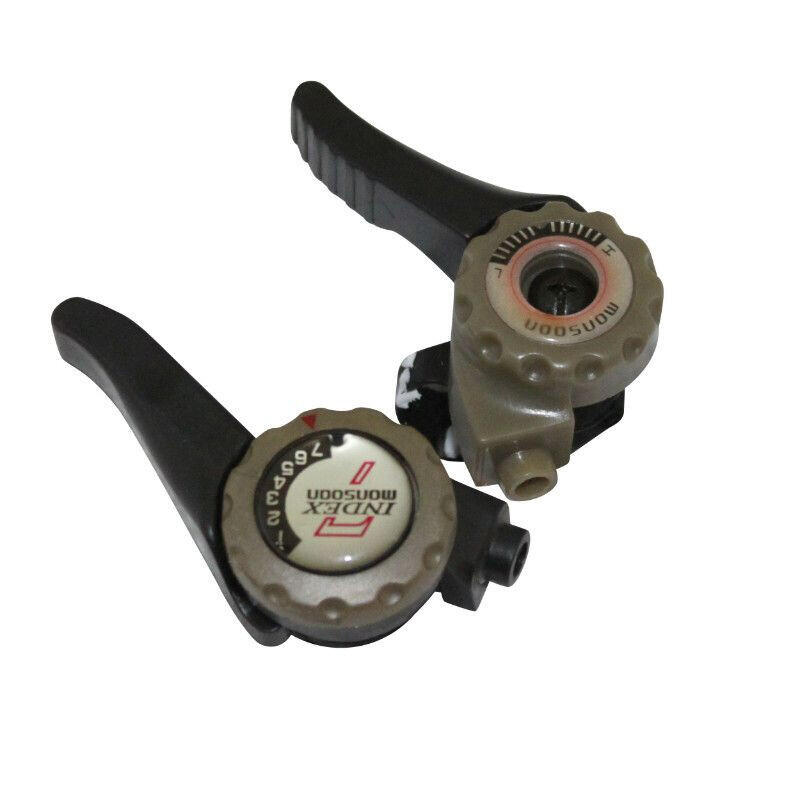 Selection P2r - Paire De Manettes Vélo Vtt À Collier Sur Cintre P2r Indexe - Manette De Dérailleur - Taille Unique - Decathlon