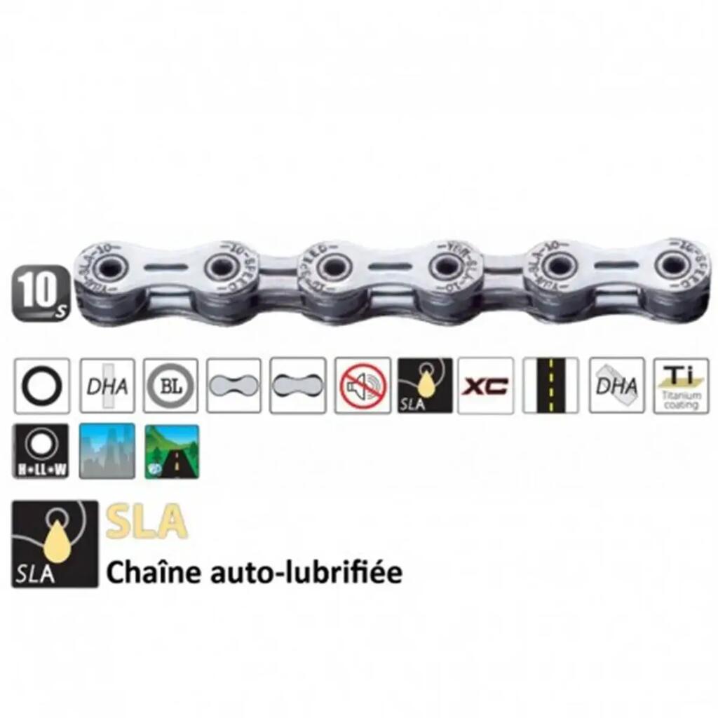 Self-lubricating bicycle chain Yaban 10V (164)