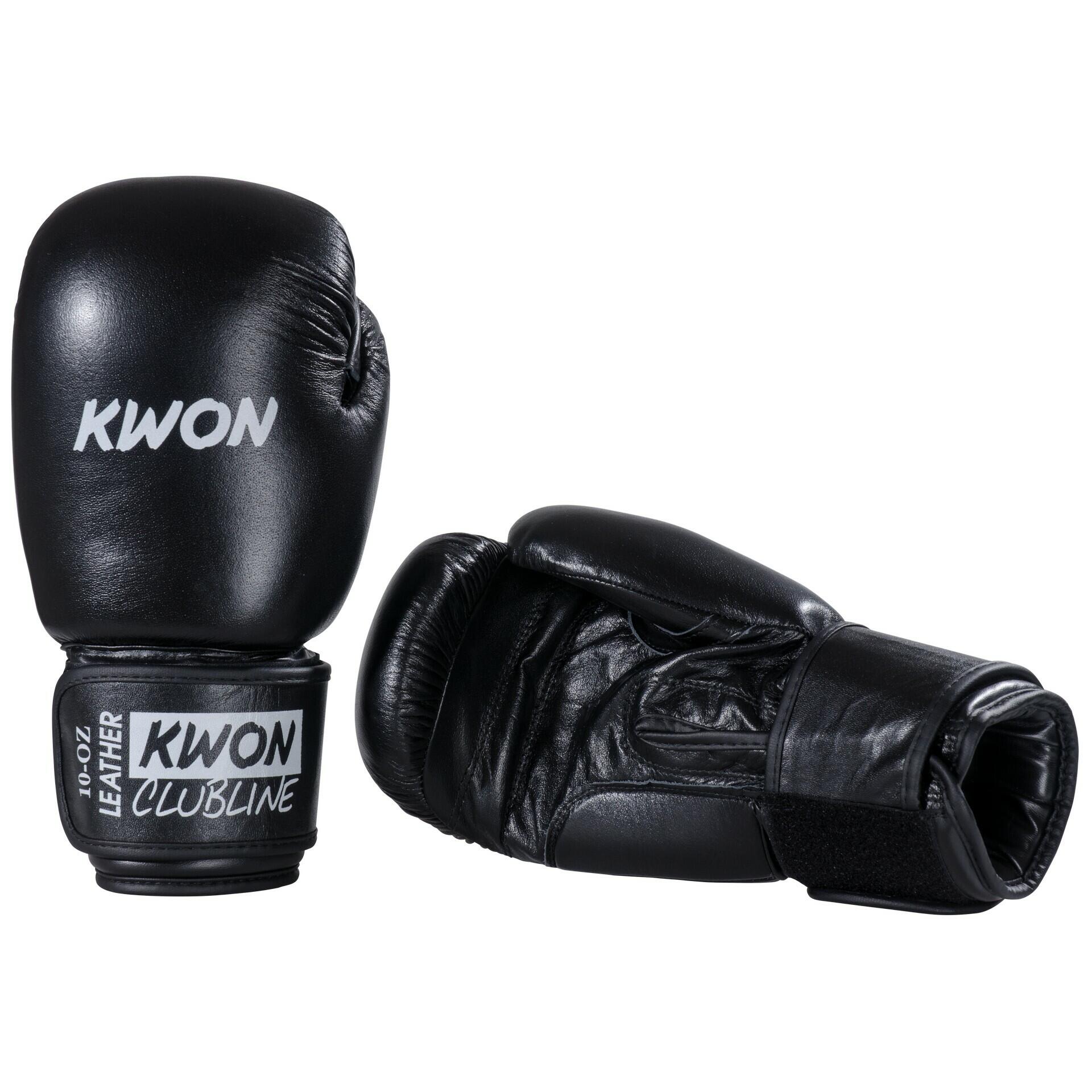 Guanti da boxe in pelle Kwon Clubline Pointer 3/4