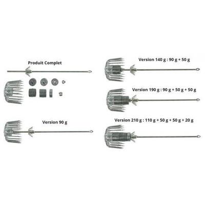 Naald (verstelbaar gewicht) ragot squid jig