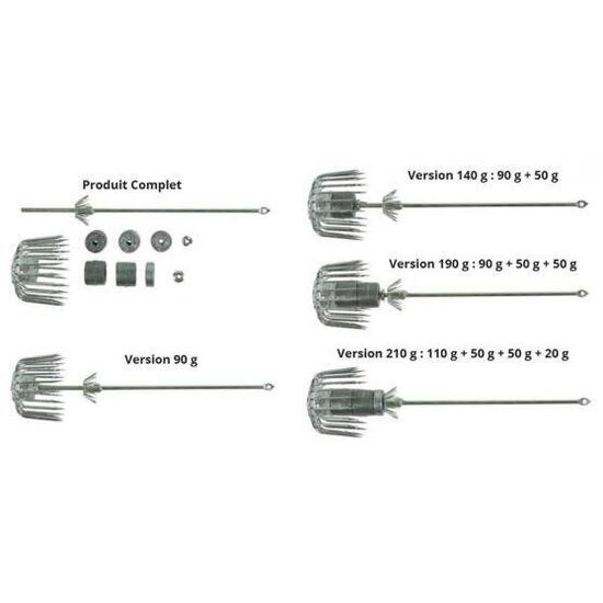 Ago (peso regolabile) Ragot squid jig