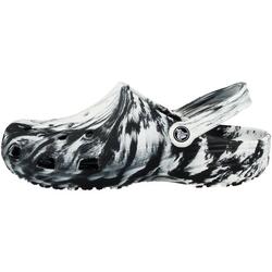 Chanclas Mujer Crocs Classic Marbled Clog Negro