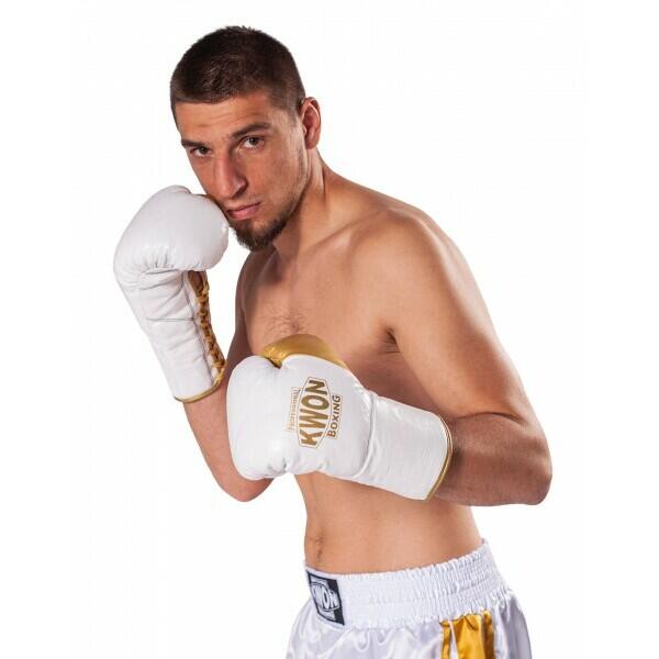 Guanti da boxe in pelle con lacci Kwon Professional Boxing 3/5
