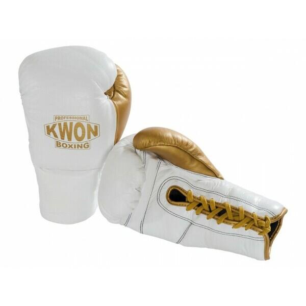 Guanti da boxe in pelle con lacci Kwon Professional Boxing 2/5