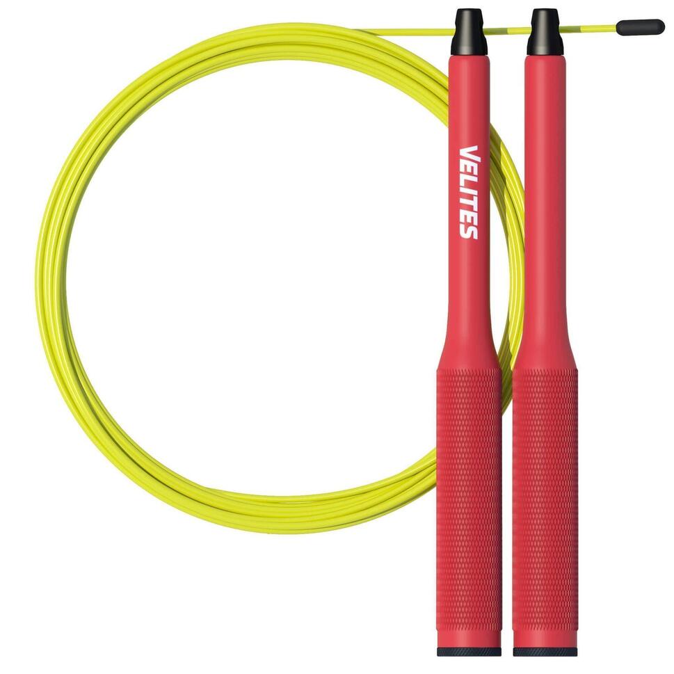 Corde à Sauter pour Crossfit, Fitness et Boxe Vropes Fire 2.0. Rouge