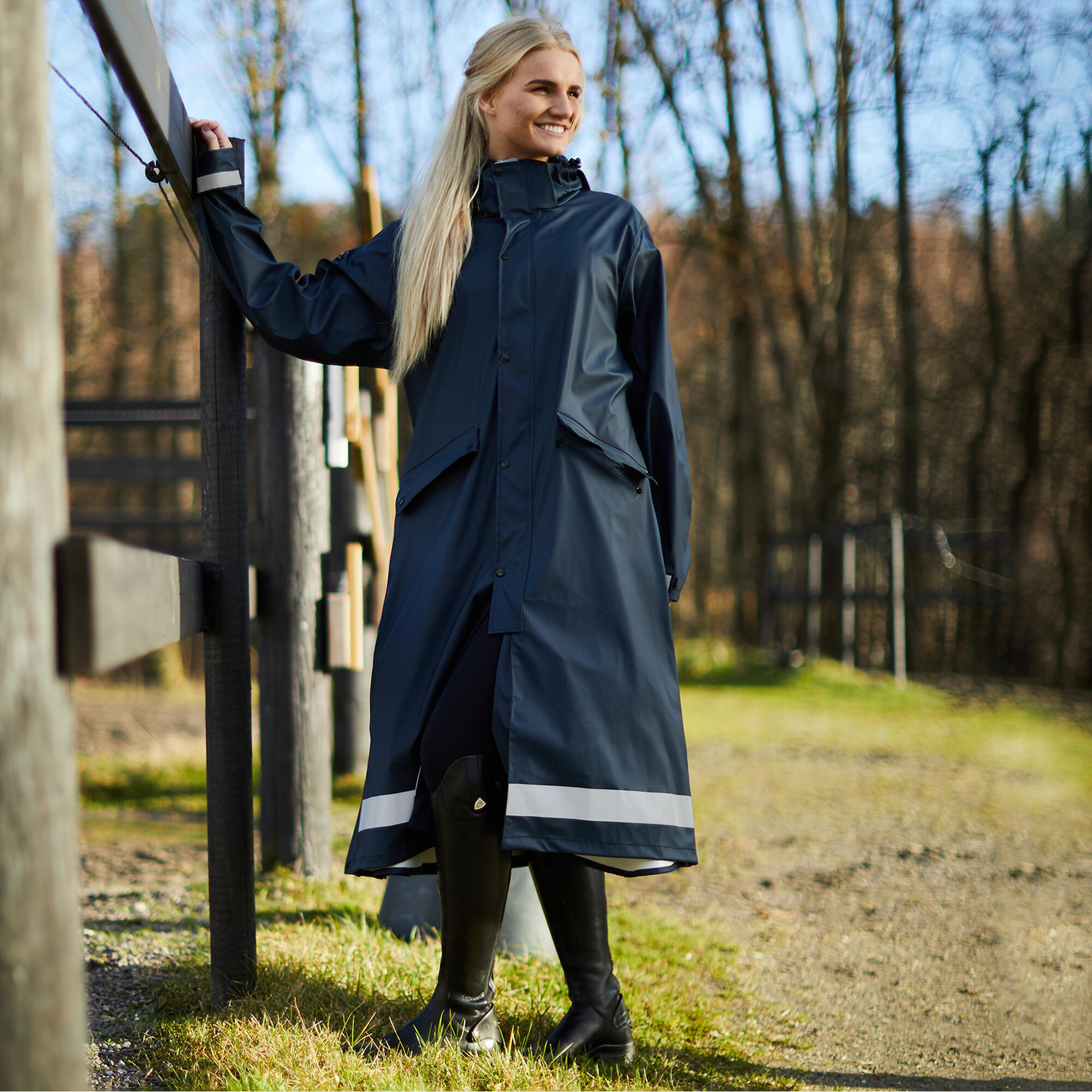 Veste imperméable avec fentes femme Horze Hazel 2/5