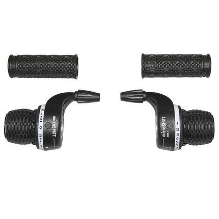 Przerzutka do roweru górskiego z parą osłon - twist grip P2R Indexe Type Gripshi