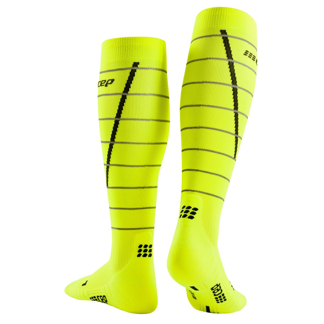 Calcetines de alta compresión CEP Compression Reflective 5/6