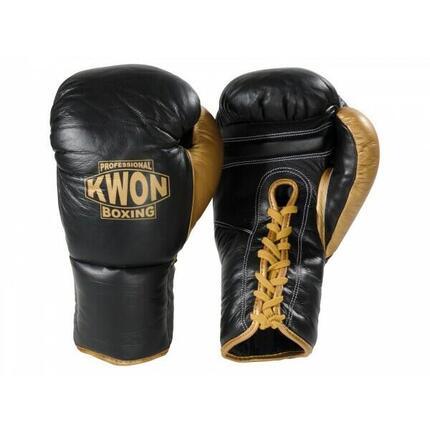 Gants de boxe en cuir à lacets Kwon Professional Boxing