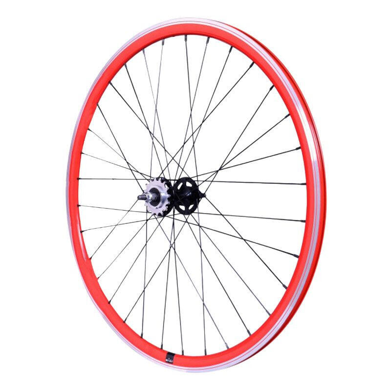 Fixed Road Bike Rear Wheel Double Thread with Pinion P2R 16 T
