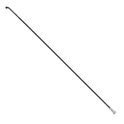Platte roestvrijstalen spaak met schuine kop en nippels p2r sapim 256 mm