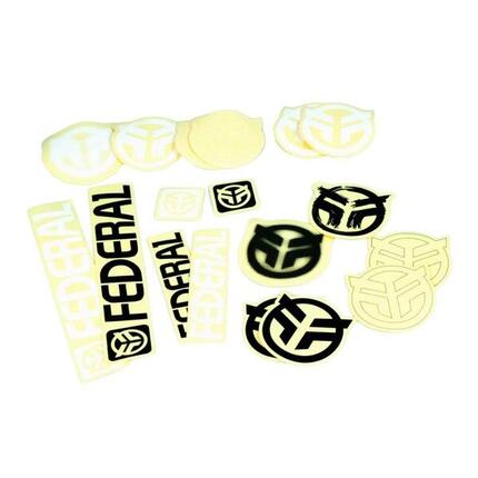 Set mit 18 Aufklebern Federal