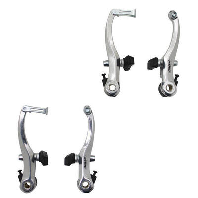 2 Paar MTB-City-Bremssattel aus Aluminium kompatibel mit Schutzblechen P2R V-Bra